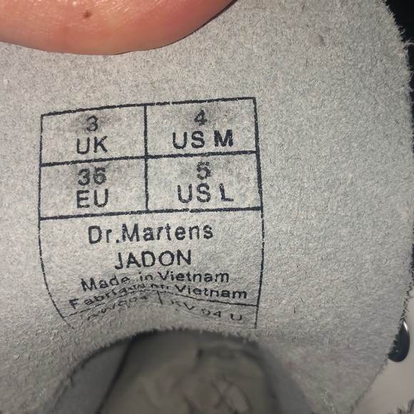 BRAND NEW White leather Jadon Doc martens - Picture 5 of 5